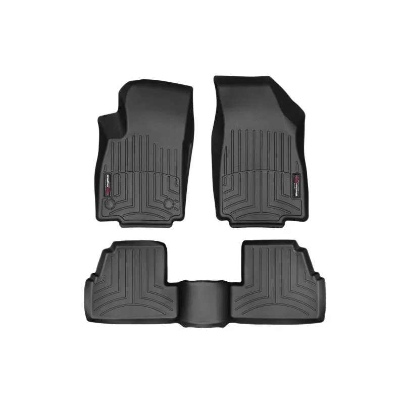 WeatherTech FloorLiners - Front/2nd Row - Black - GM Compact SUV 2013-16