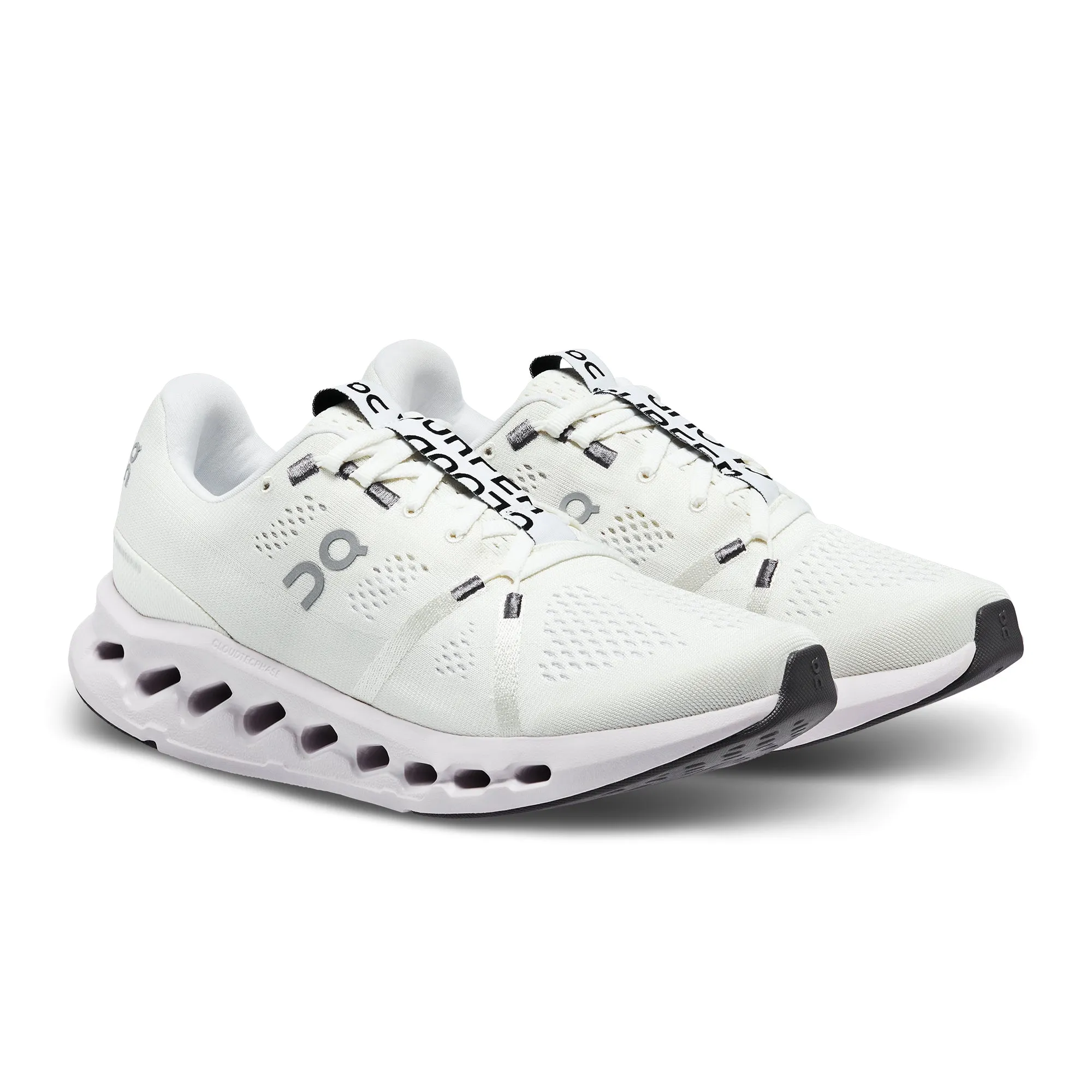 Women's On Cloudsurfer Running Shoe in White | Frost