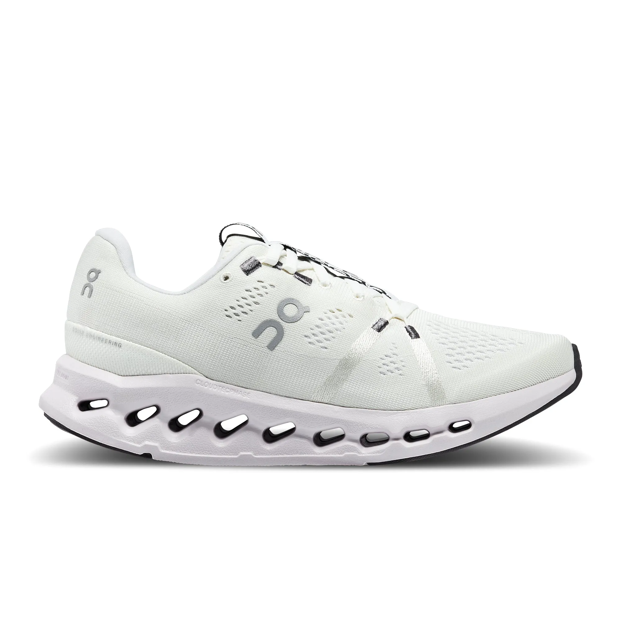 Women's On Cloudsurfer Running Shoe in White | Frost