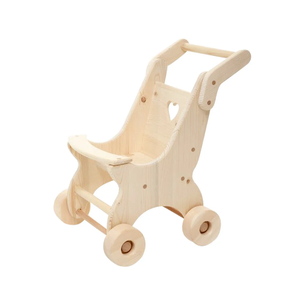 Wooden Dolls Stroller