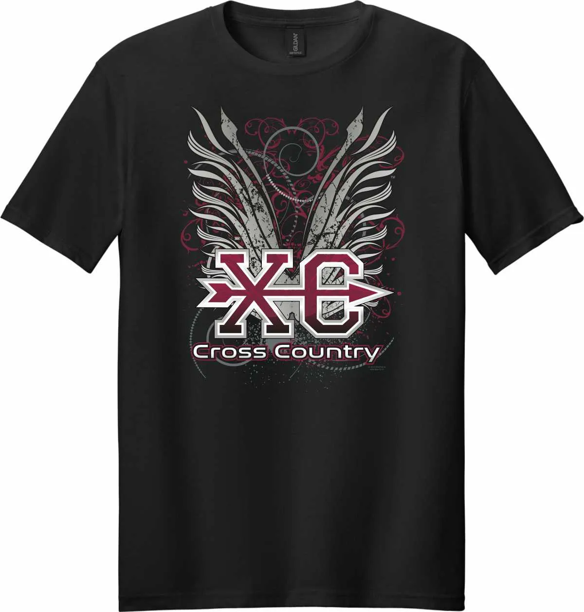 XC Cross Country Black Tee