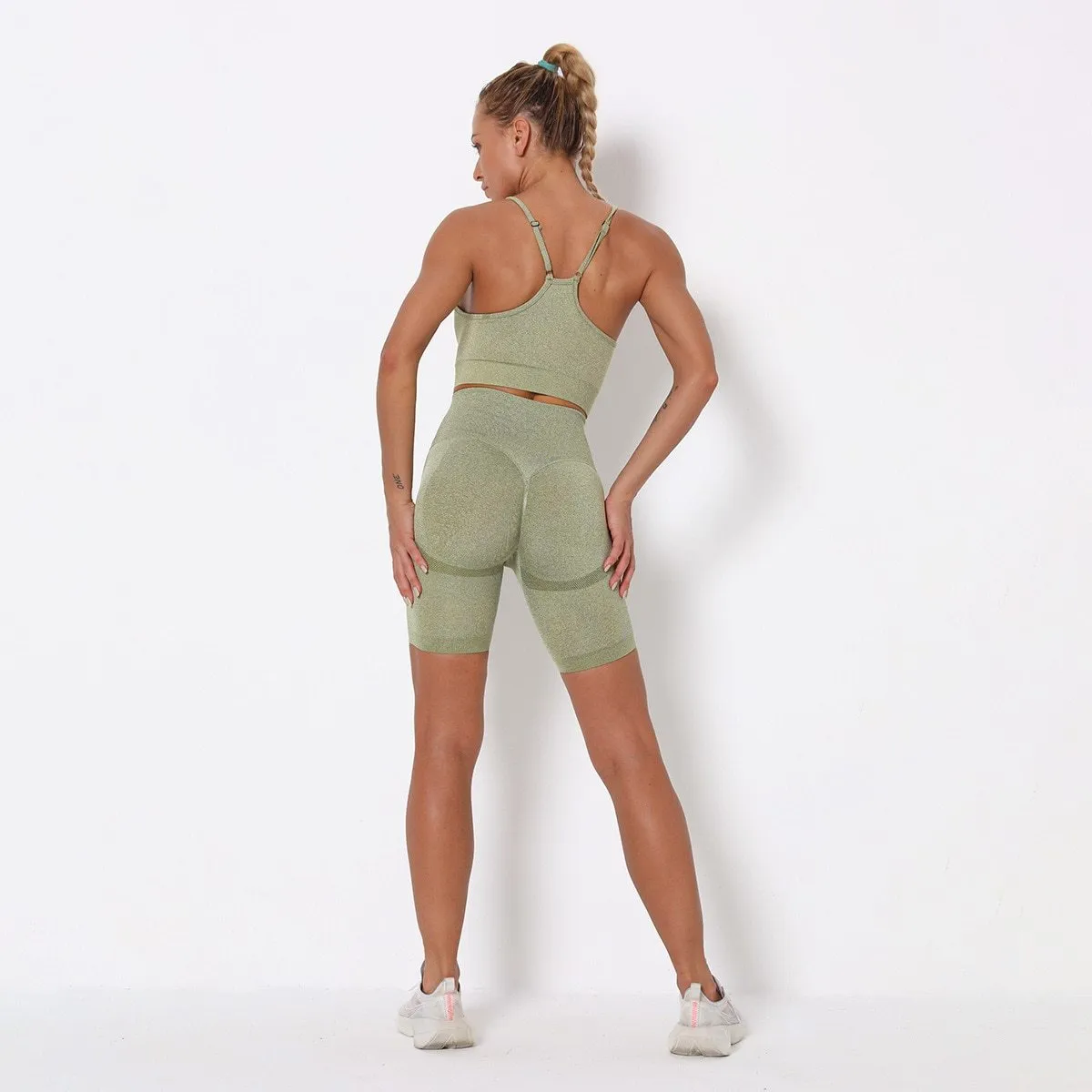 Yoga Sets Short Fitness Suit Sport Outfit For Women