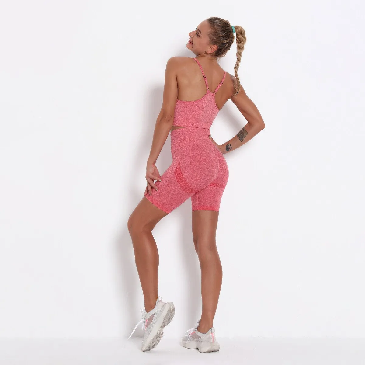 Yoga Sets Short Fitness Suit Sport Outfit For Women