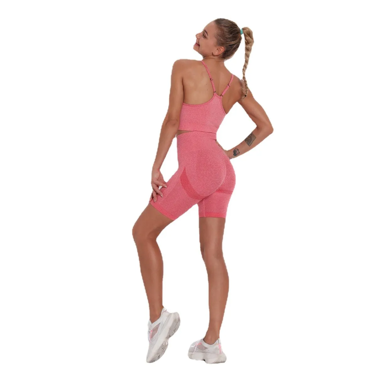 Yoga Sets Short Fitness Suit Sport Outfit For Women