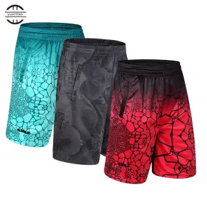 Yuerlian 2017 New Elastic Basketball Shorts WITH POCKETS!